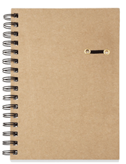Custom Recycled Journal with Elastic Pen Loop